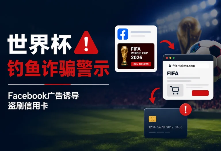 钓鱼诈骗利用Facebook广告，在世界杯期间盗取用户信用卡